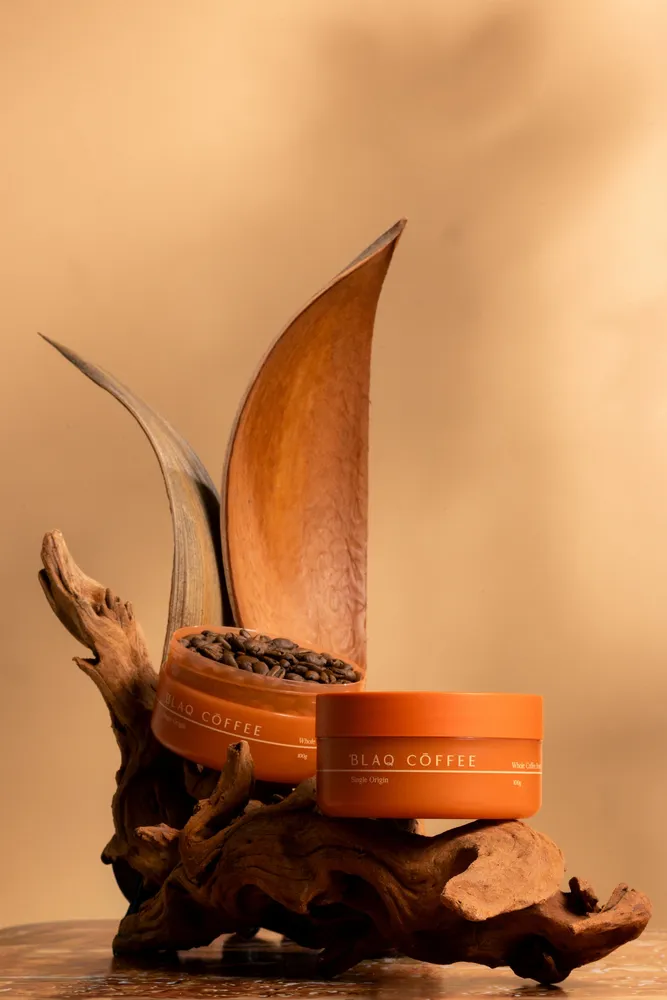 Colombia Diviso Gesha — product image supplied with the Blaq Coffee listing.