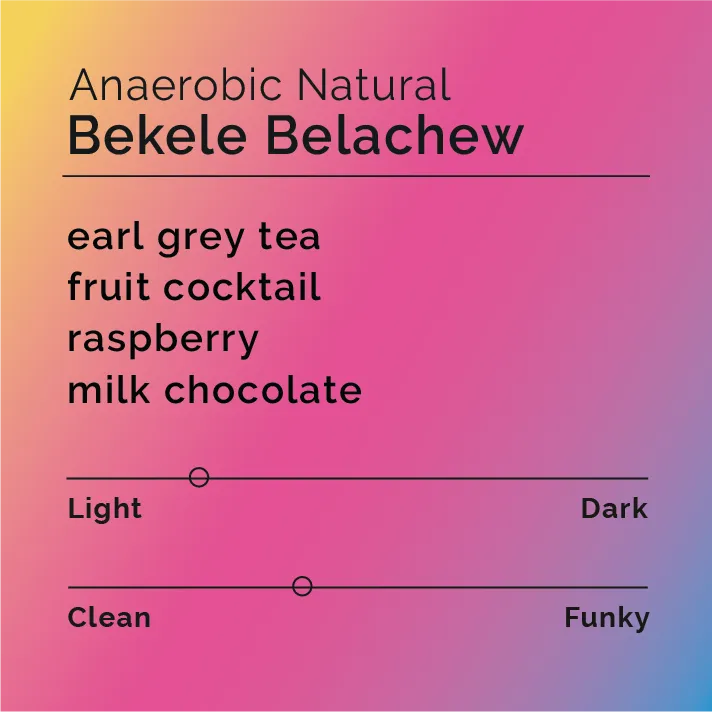Bekele Belachew - Anaerobic Natural — product reference supplied with the Black & White Coffee Roasters listing.