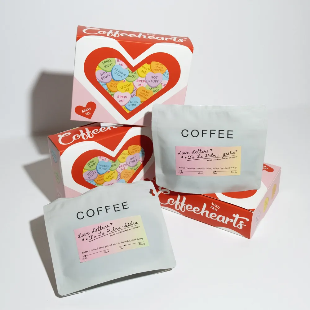 Love Letters to La Palma — product reference supplied with the Black & White Coffee Roasters listing.
