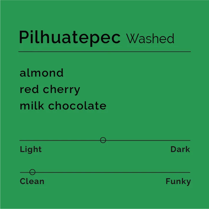 Pilhuatepec - Washed — product reference supplied with the Black & White Coffee Roasters listing.
