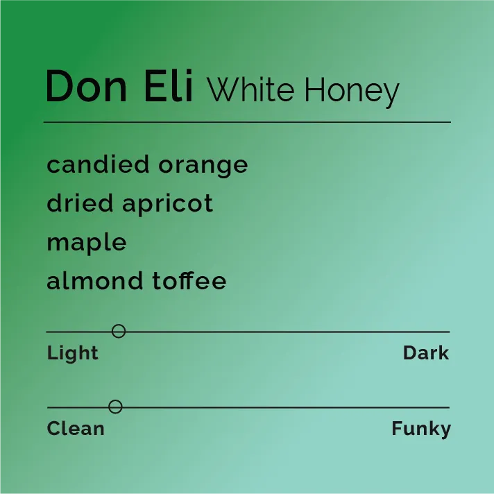 Don Eli - White Honey — product reference supplied with the Black & White Coffee Roasters listing.