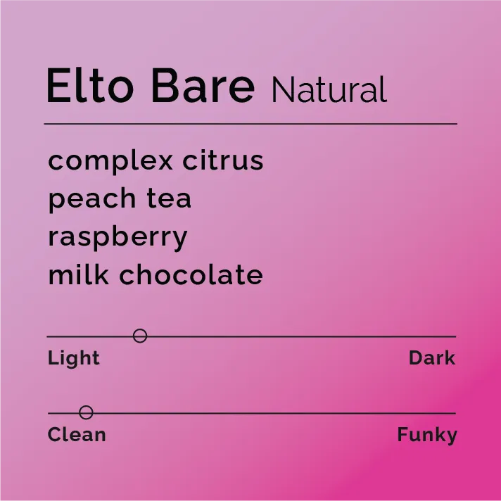Elto Bare - Natural — product reference supplied with the Black & White Coffee Roasters listing.