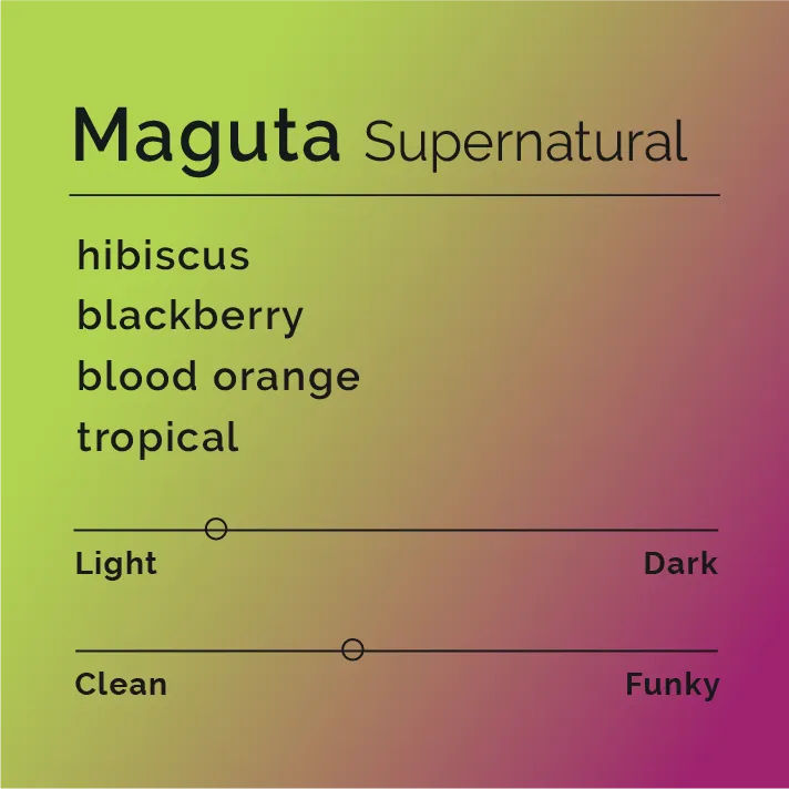 Maguta - Supernatural — product reference supplied with the Black & White Coffee Roasters listing.