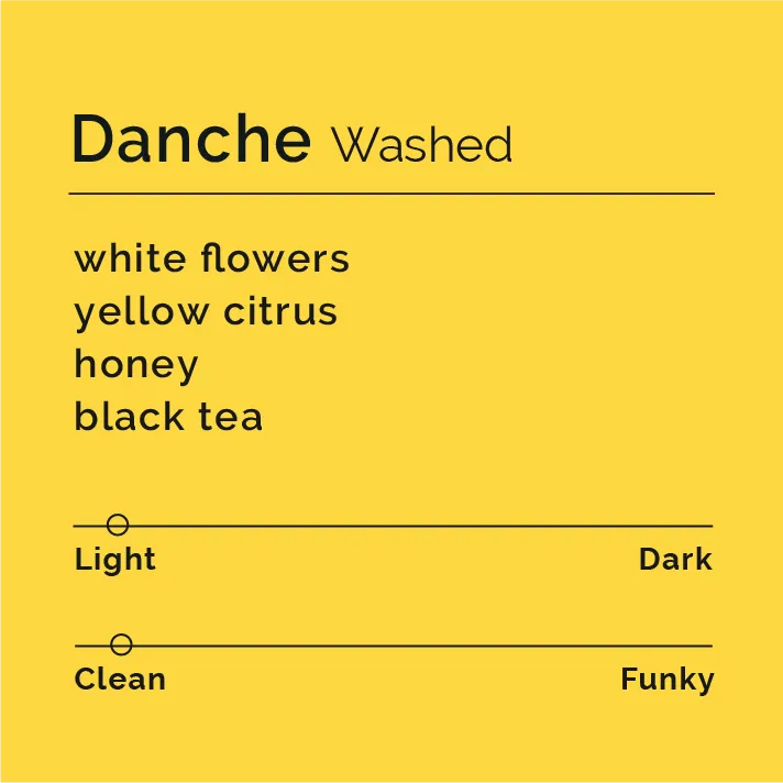 Danche - Washed — product reference supplied with the Black & White Coffee Roasters listing.