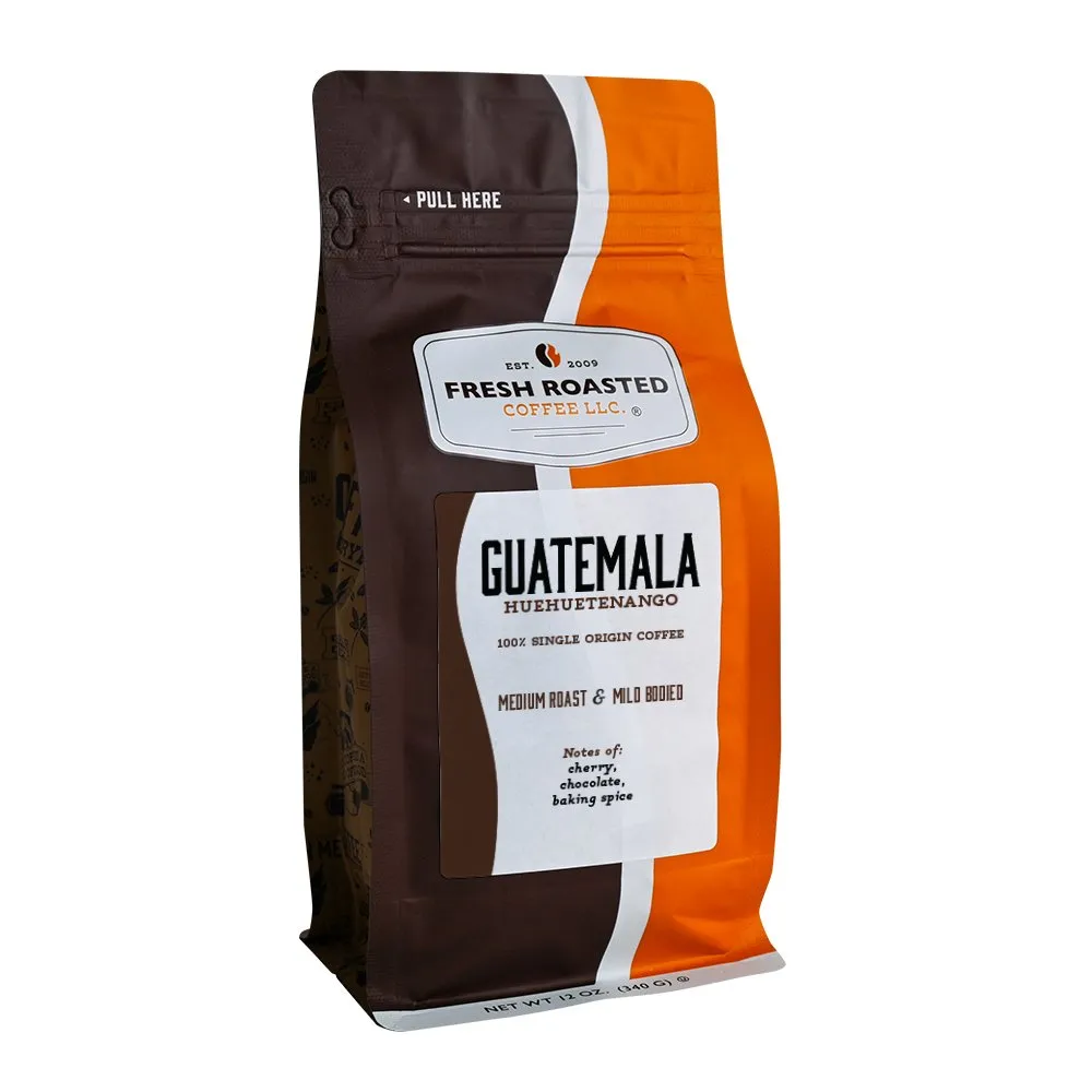 Guatemalan Huehuetenango — product reference supplied with the Fresh Roasted Coffee listing.