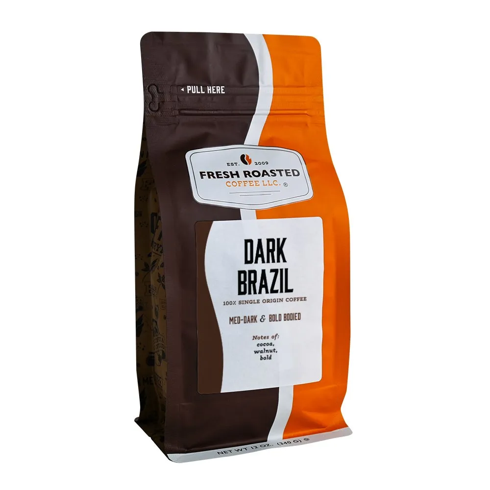 Dark Brazil — product reference supplied with the Fresh Roasted Coffee listing.