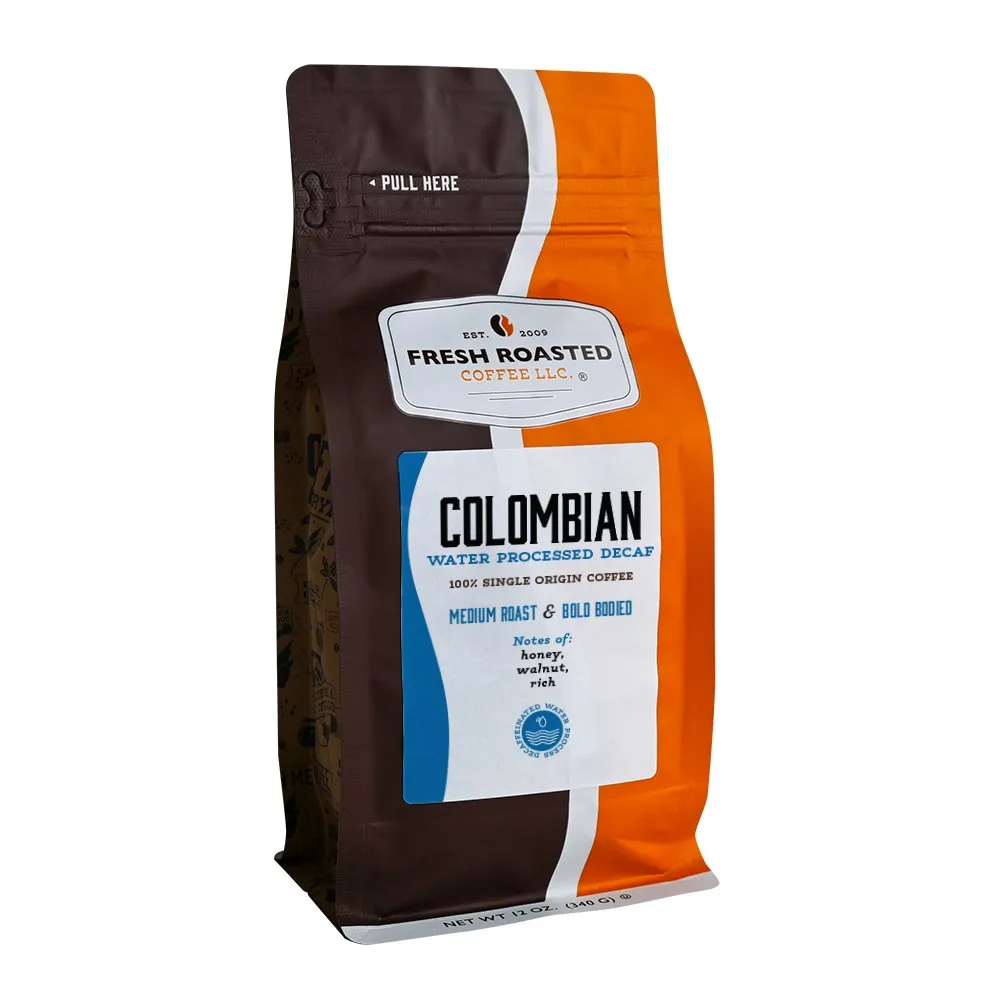 Colombian Water-Processed Decaf — product reference supplied with the Fresh Roasted Coffee listing.