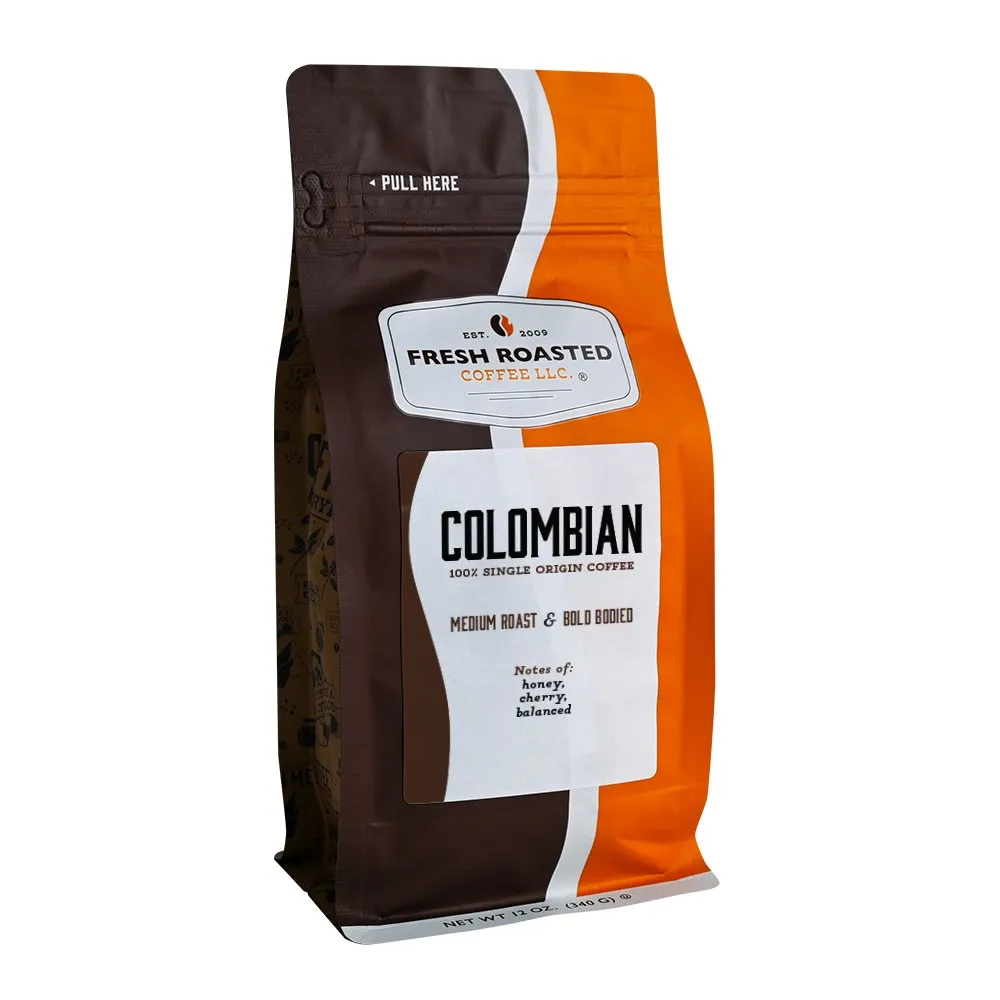 100% Colombian — product reference supplied with the Fresh Roasted Coffee listing.