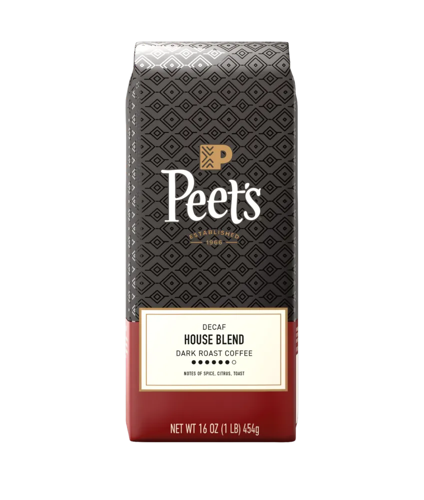 Decaf House Blend — Peet’s Coffee listing image.