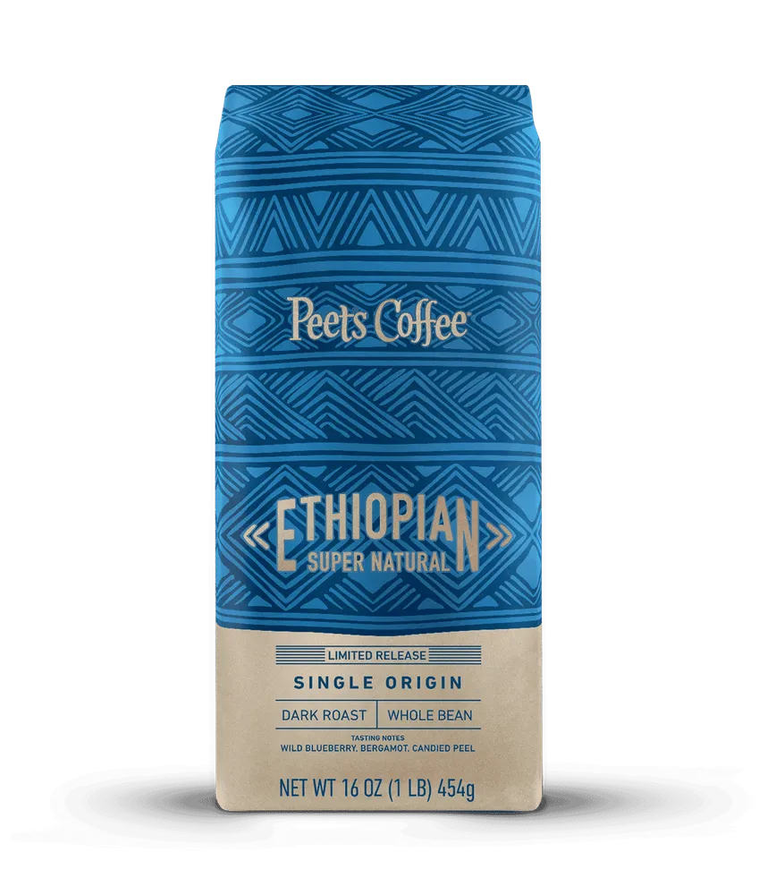 Ethiopian Super Natural — Peet’s Coffee listing image.