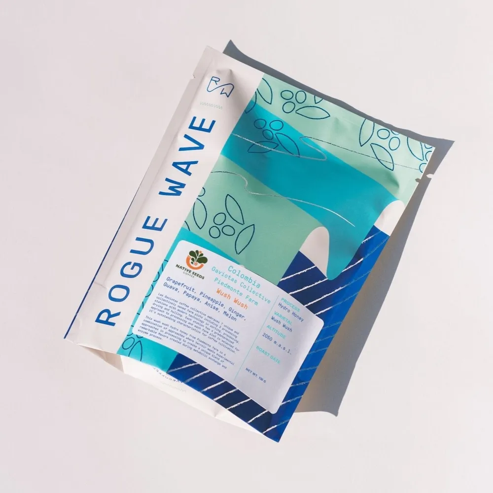 Colombia - Las Gaviotas Piedmonte Farm | Wush Wush Hydro Honey - 150g — product reference supplied with the Rogue Wave Coffee listing.