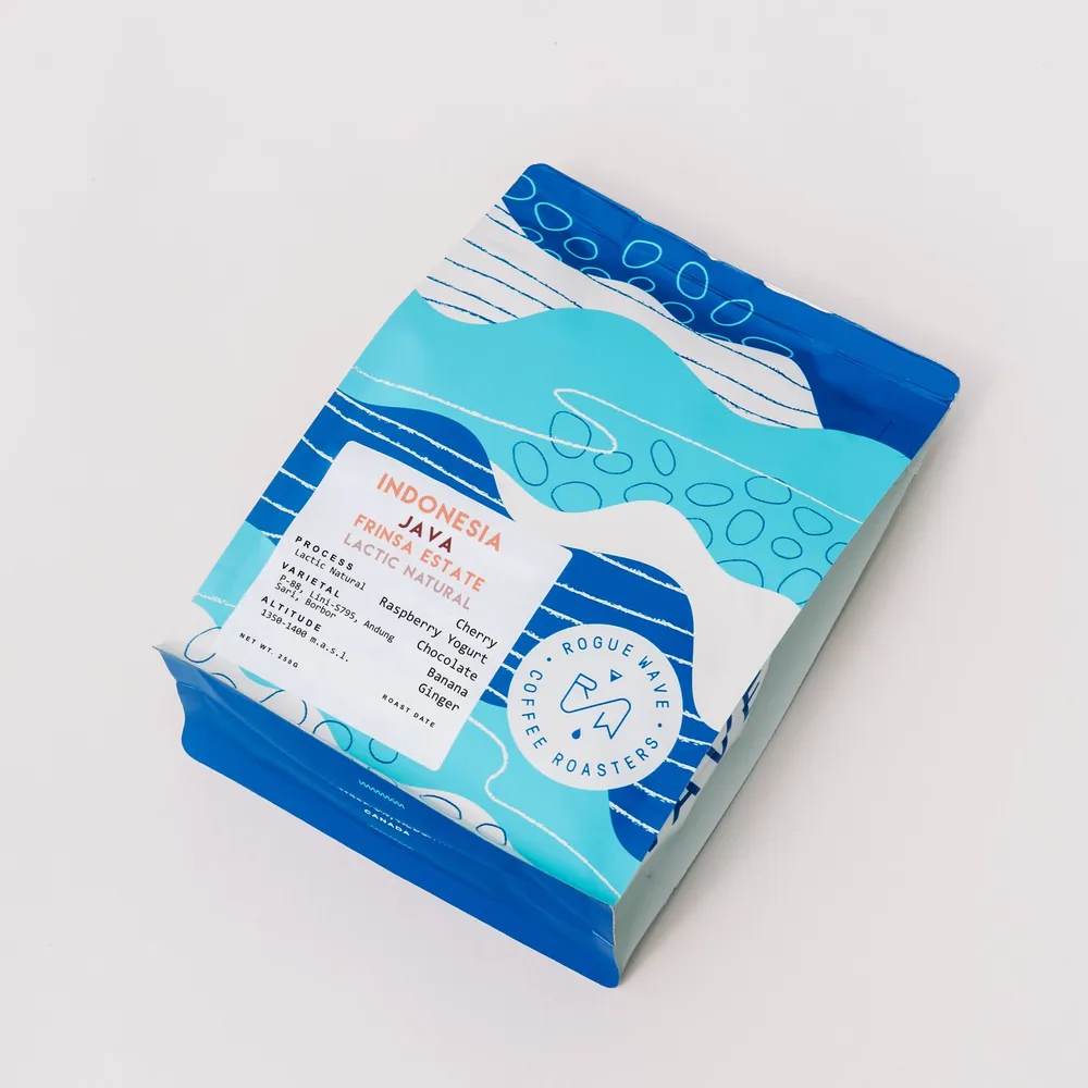 Indonesia - Java Frinsa Estate | Lactic Natural — product reference supplied with the Rogue Wave Coffee listing.