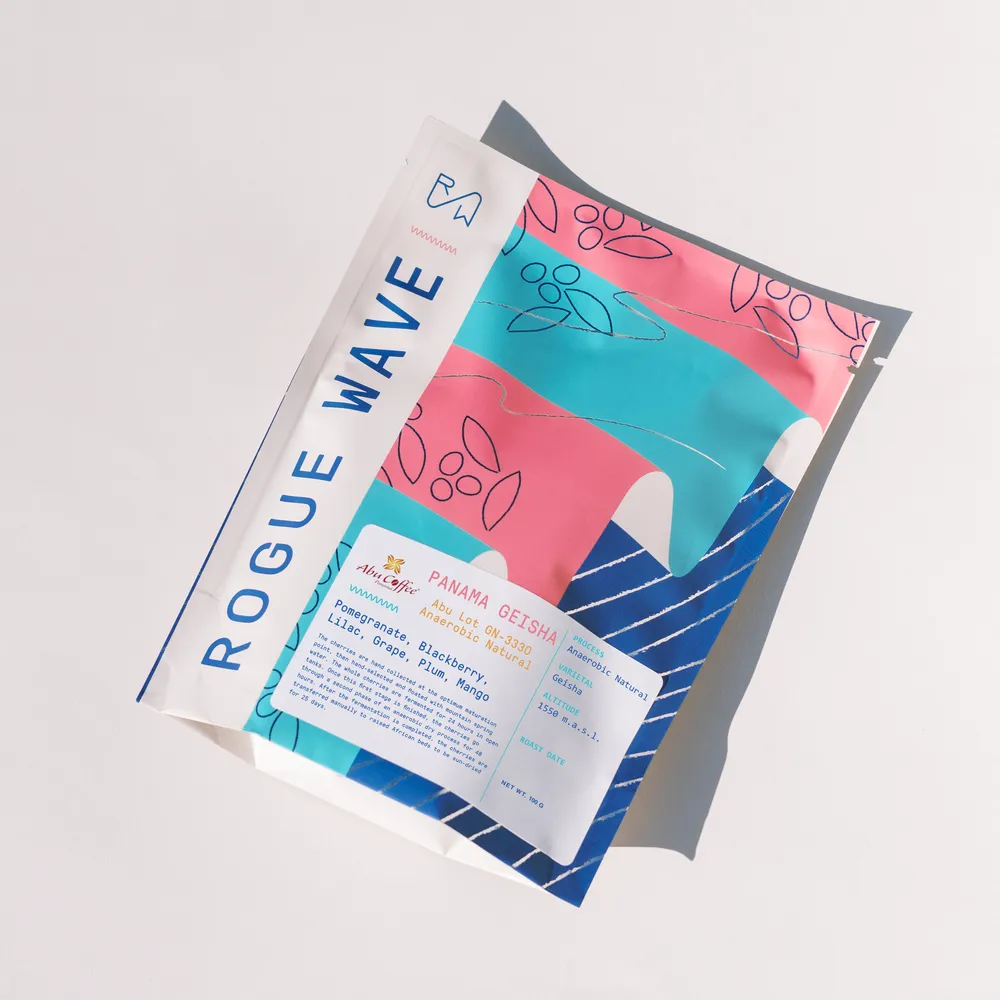Panama - Abu Geisha GN-3330 | Double Phased Anaerobic Natural - 100g — product reference supplied with the Rogue Wave Coffee listing.