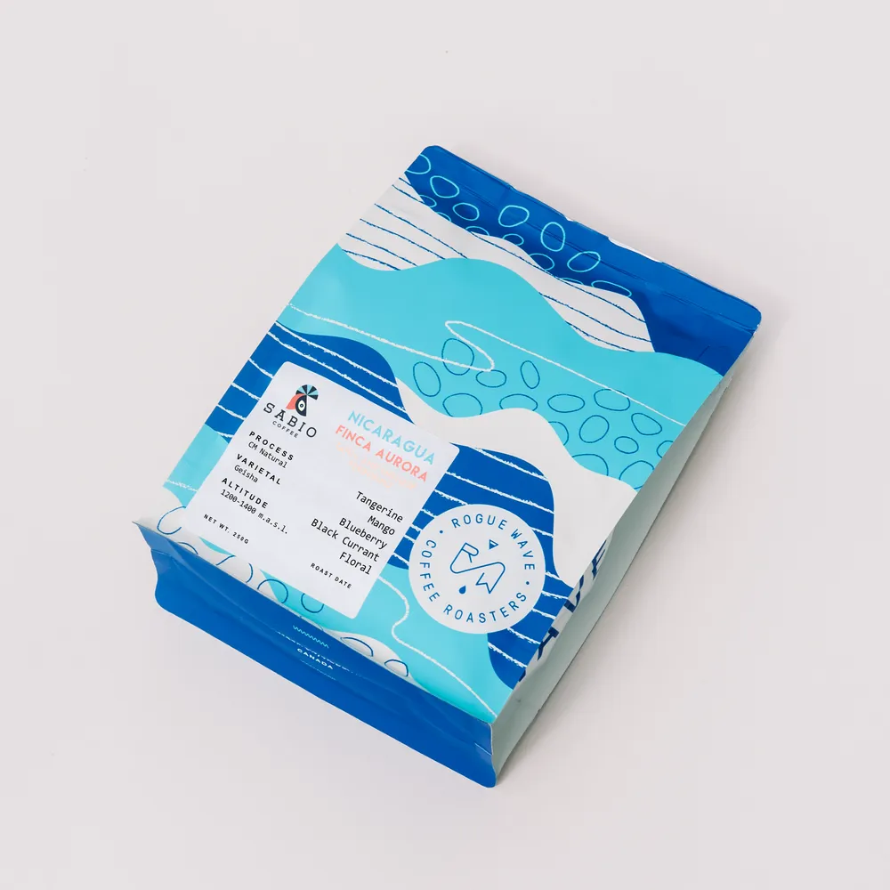 Nicaragua - Finca Aurora | Geisha CM Natural — product reference supplied with the Rogue Wave Coffee listing.