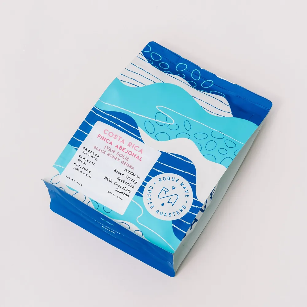 Costa Rica - Finca Abejonal Geisha | Black Honey — product reference supplied with the Rogue Wave Coffee listing.