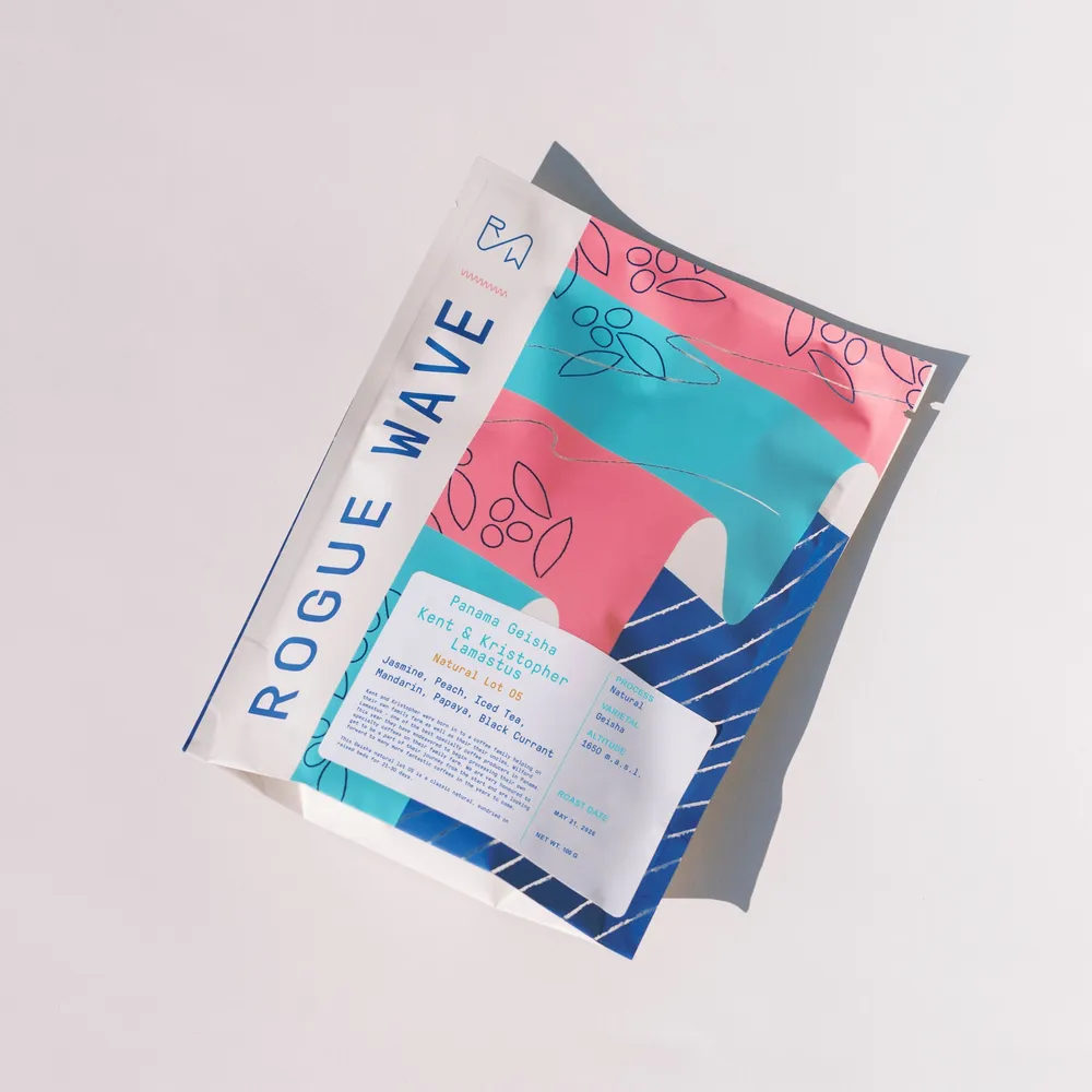 Panama - Kent and Kristopher Lamastus - Geisha Lot 05 | Natural - 100g — product reference supplied with the Rogue Wave Coffee listing.