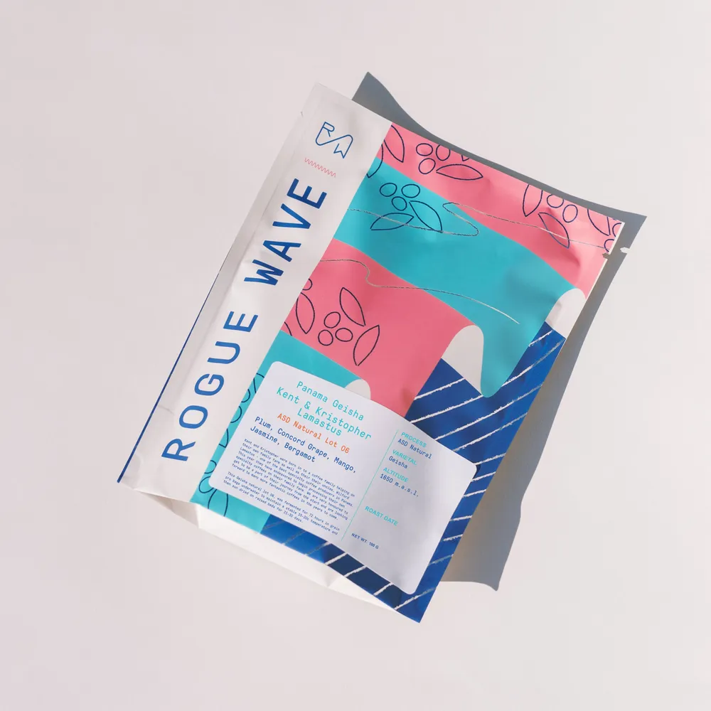 Panama - Kent and Kristopher Lamastus - Geisha Lot 06 | ASD Natural - 100g — product reference supplied with the Rogue Wave Coffee listing.