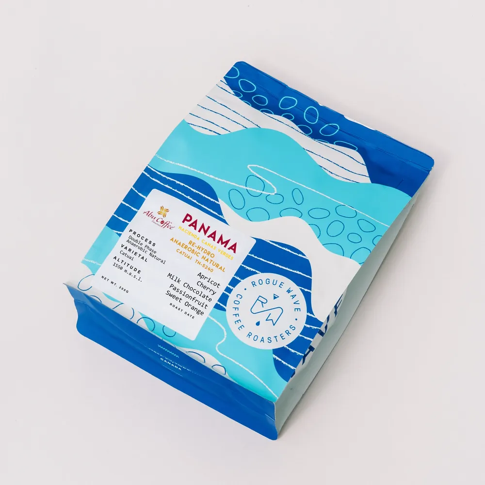 Panama - Abu Catuai TN-5240 | Re-Hydro Double Phased Anaerobic Natural - 200g — product reference supplied with the Rogue Wave Coffee listing.