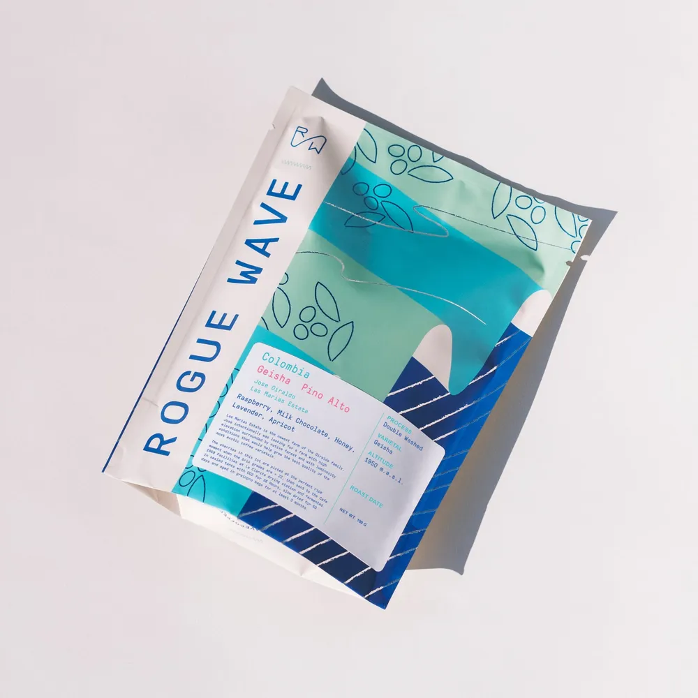 Colombia - Las Marias Pino Alto Geisha | Double Washed - 100g 2026 — product reference supplied with the Rogue Wave Coffee listing.