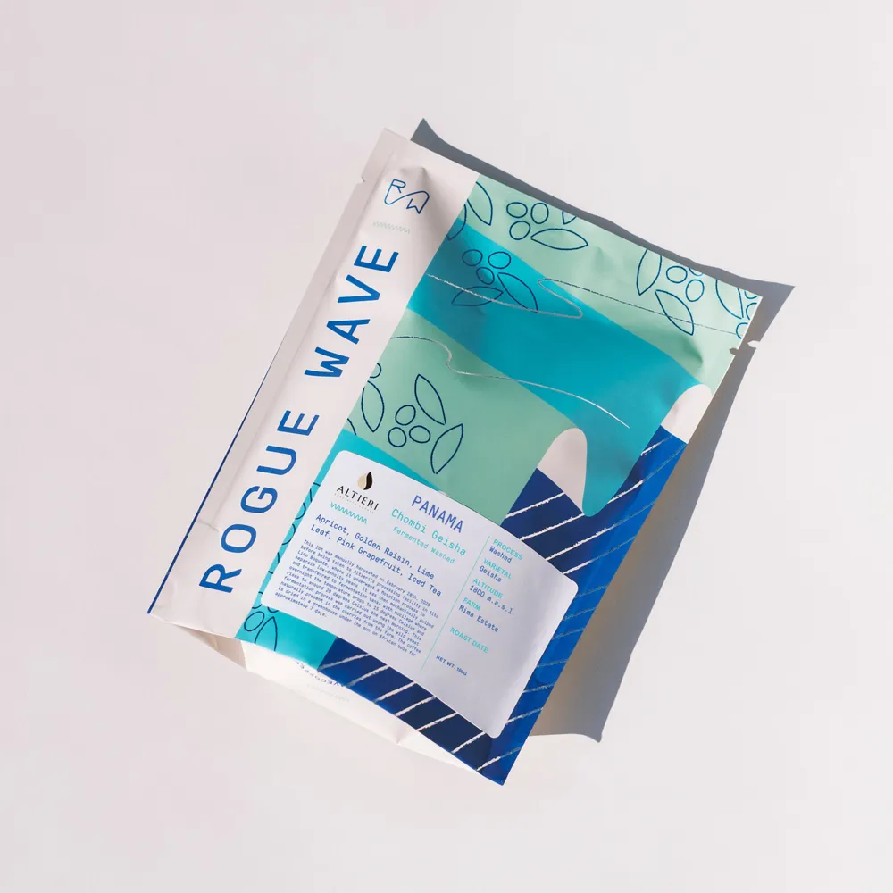 Panama - Altieri Chombi Geisha | Fermented Washed - 100g — product reference supplied with the Rogue Wave Coffee listing.