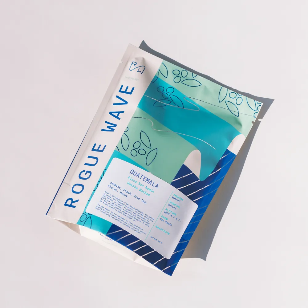 Guatemala - San Ramon Geisha | Washed - 100g — product reference supplied with the Rogue Wave Coffee listing.