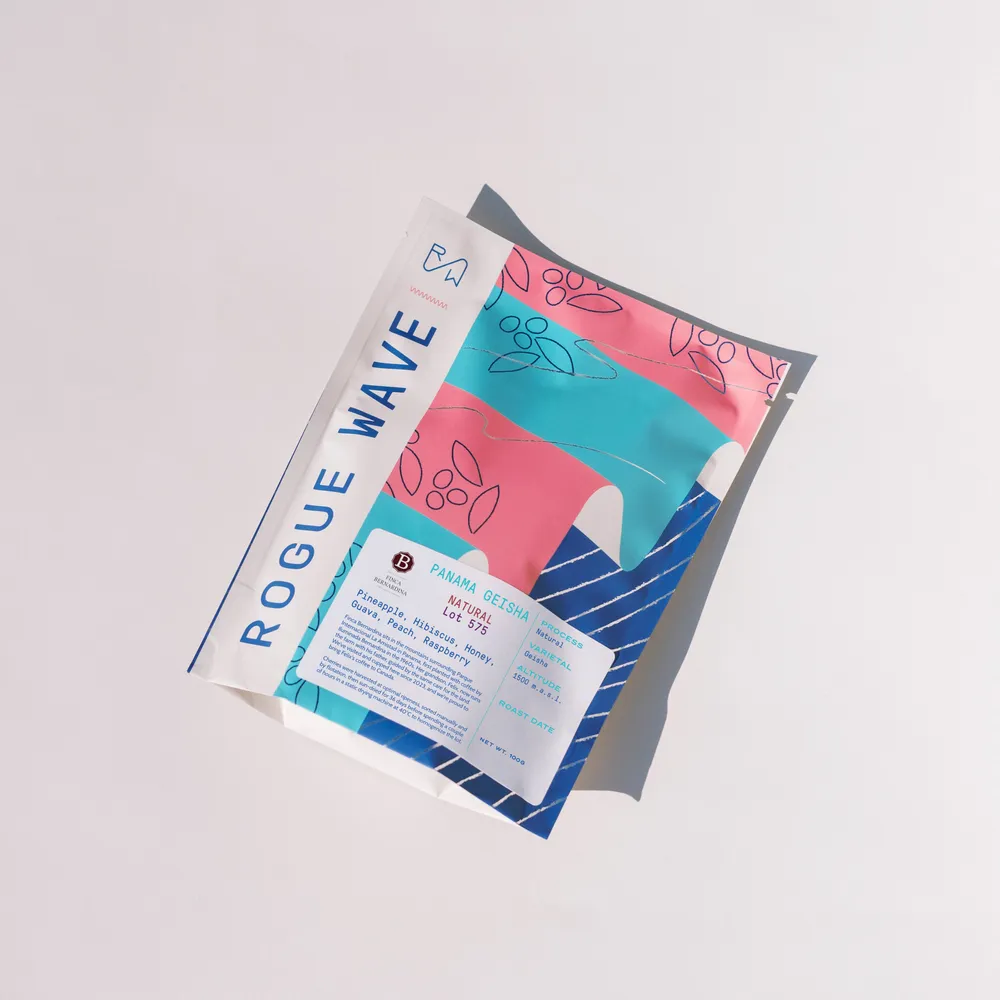 Panama - Finca Bernardina Geisha Lot 575 | Natural - 100g — product reference supplied with the Rogue Wave Coffee listing.