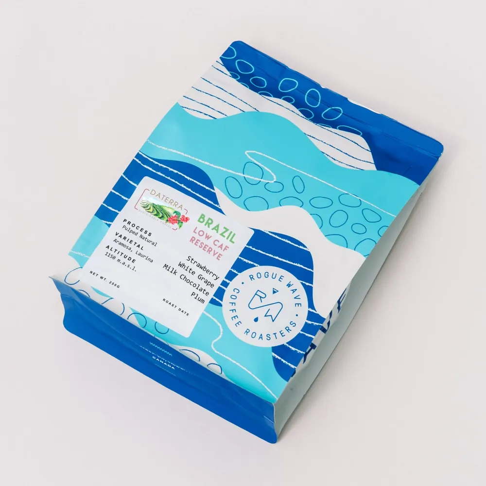 Brazil - Daterra Low Caf Reserve | Pulped Natural - 250g — product reference supplied with the Rogue Wave Coffee listing.
