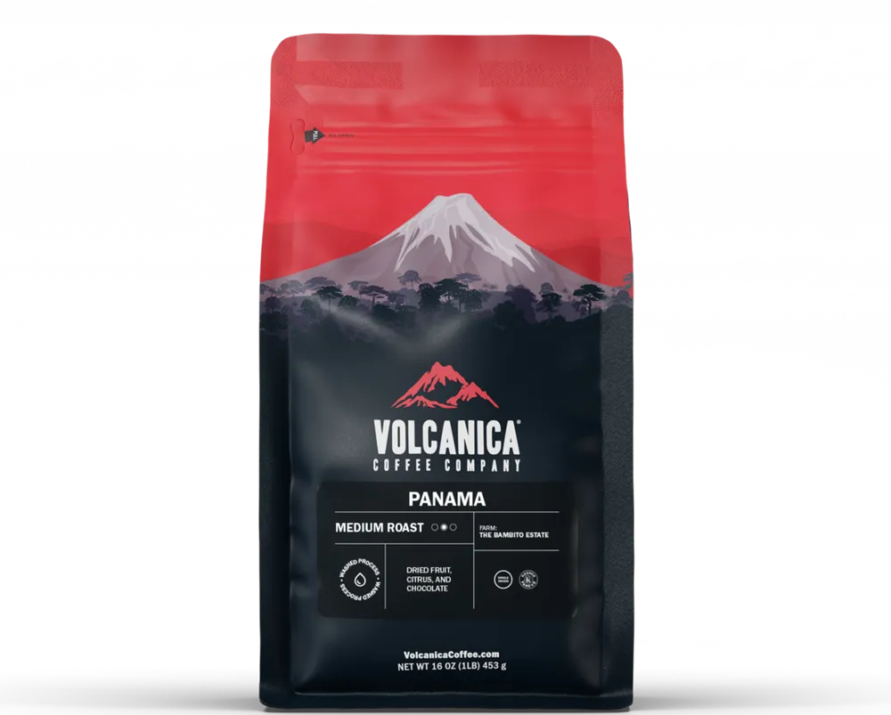 Panama Coffee — product reference supplied with the Volcanica Coffee listing.