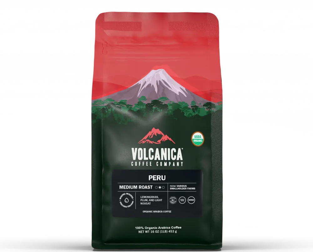 Peru Coffee - USDA Organic — product reference supplied with the Volcanica Coffee listing.