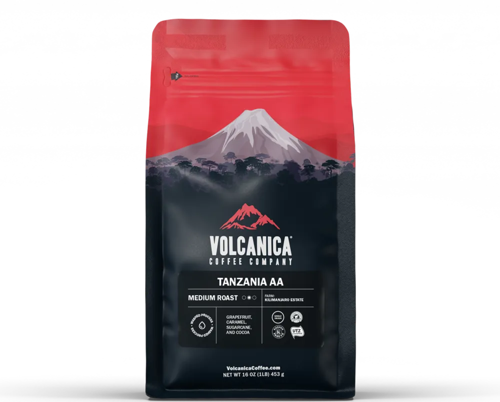 Tanzania AA Coffee — product reference supplied with the Volcanica Coffee listing.