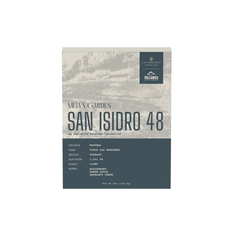 Costa Rica San Isidro Natural – Finca Las Mercedes — product reference supplied with the Volcanica Coffee listing.